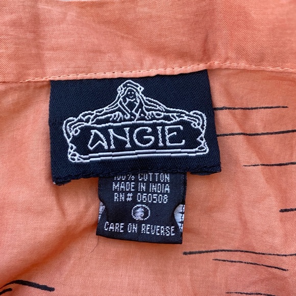 Angie Dip Dye Sequin Tropical Midi Circle Skirt S - Picture 7 of 7